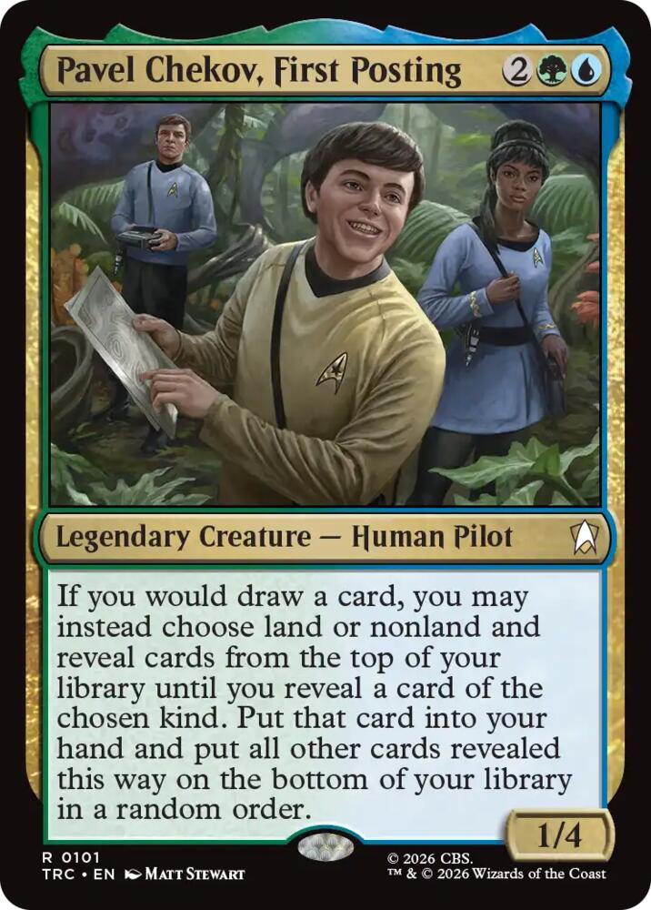 Pavel Chekov, First Posting (Surge Foil)