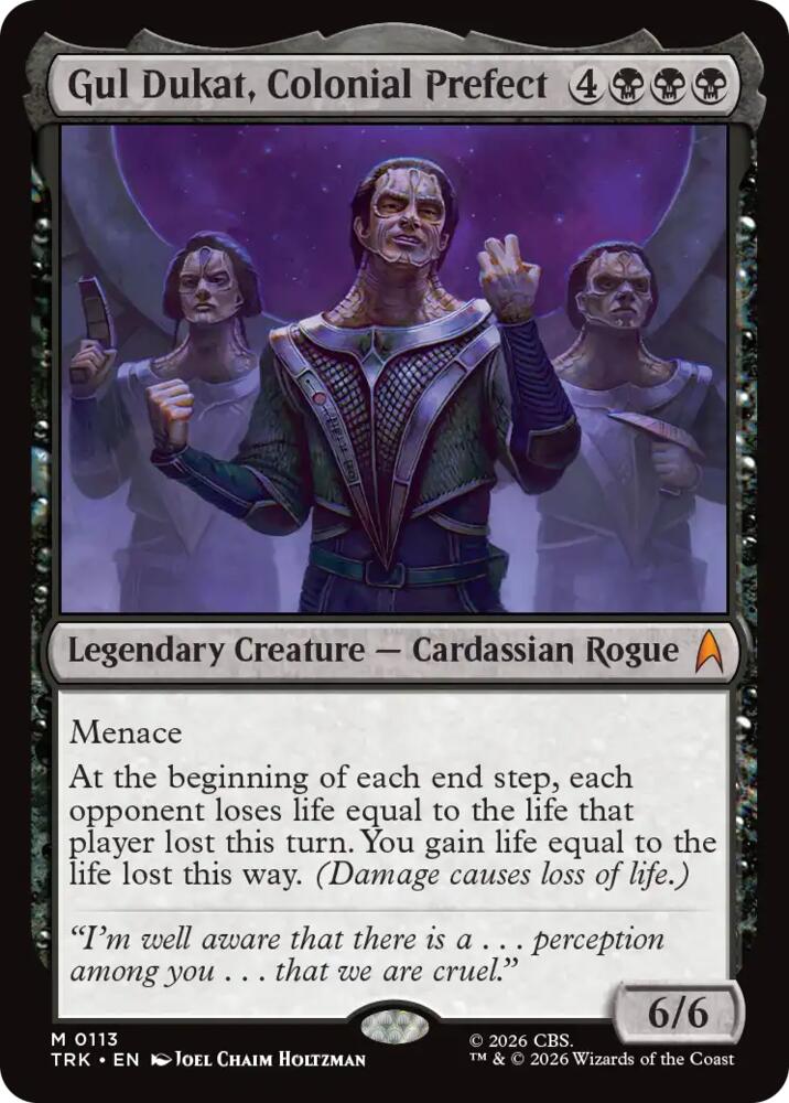 Gul Dukat, Colonial Prefect