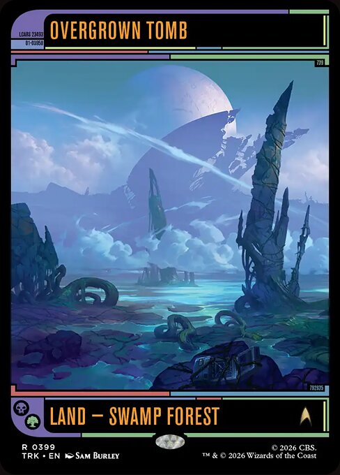 Overgrown Tomb - Star Trek MTG spoiler