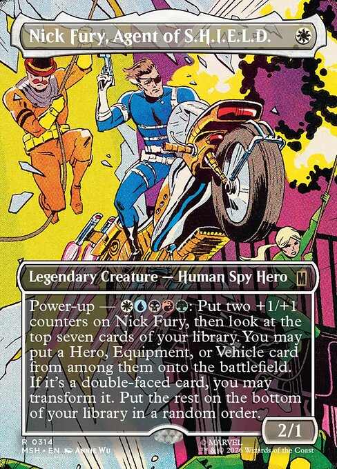 Nick Fury, Agent of S.H.I.E.L.D. - Marvel Super Heroes MTG spoiler