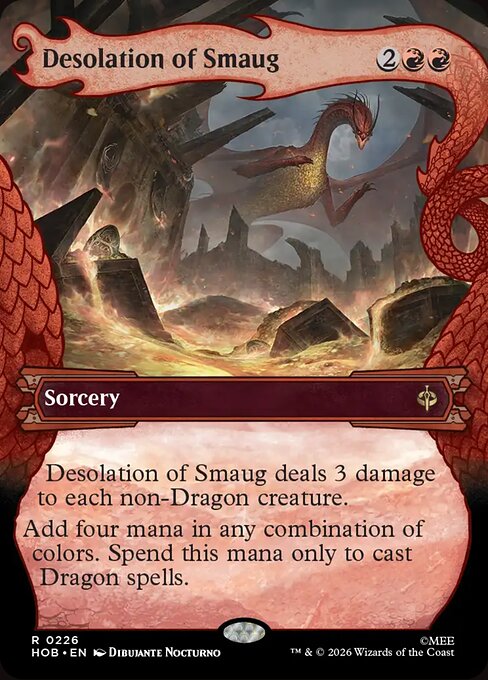 Desolation of Smaug - The Hobbit MTG spoiler