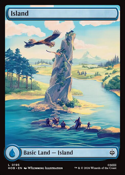Island - The Hobbit MTG spoiler