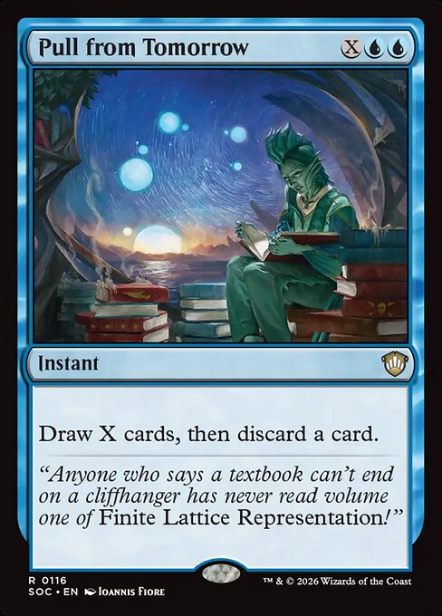 Pull from Tomorrow - Secrets of Strixhaven Commander MTG spoiler