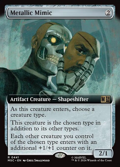 Metallic Mimic - Marvel Super Heroes Commander MTG spoiler