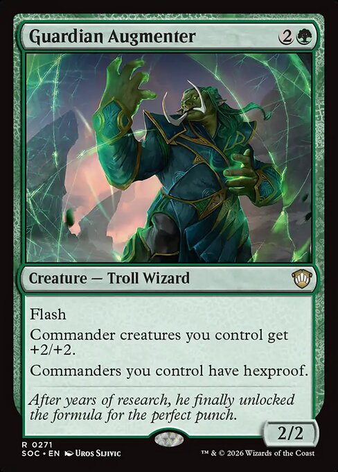 Guardian Augmenter - Secrets of Strixhaven Commander MTG spoiler