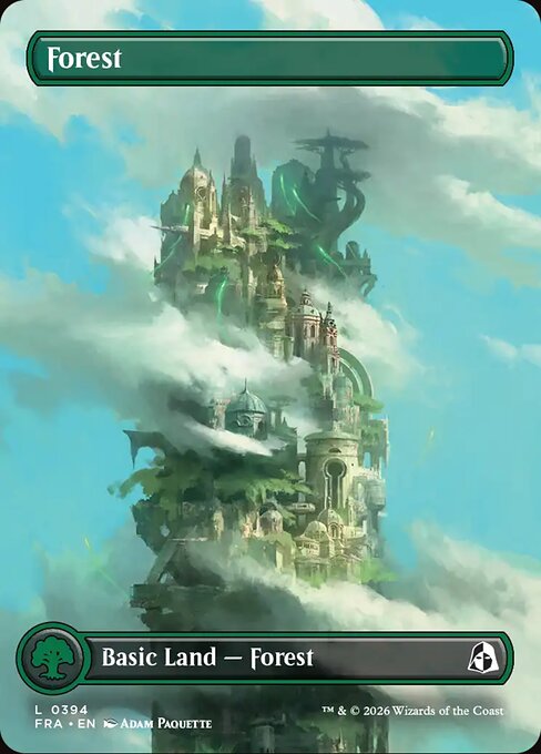 Forest - Reality Fracture MTG spoiler