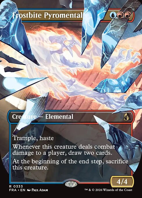 Frostbite Pyromental - Reality Fracture MTG spoiler