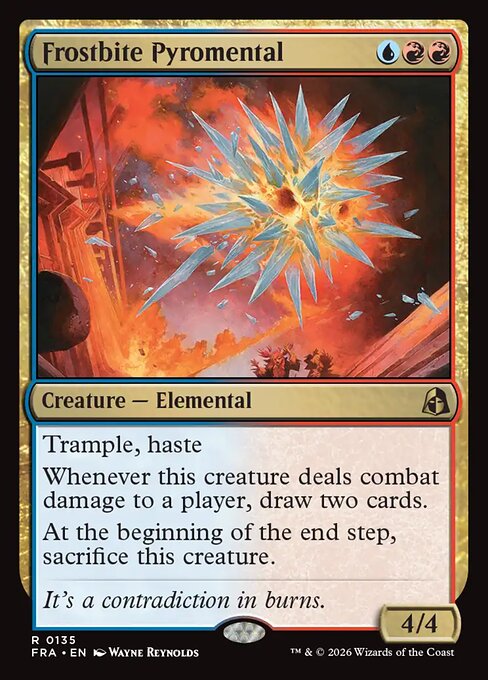 Frostbite Pyromental - Reality Fracture MTG spoiler