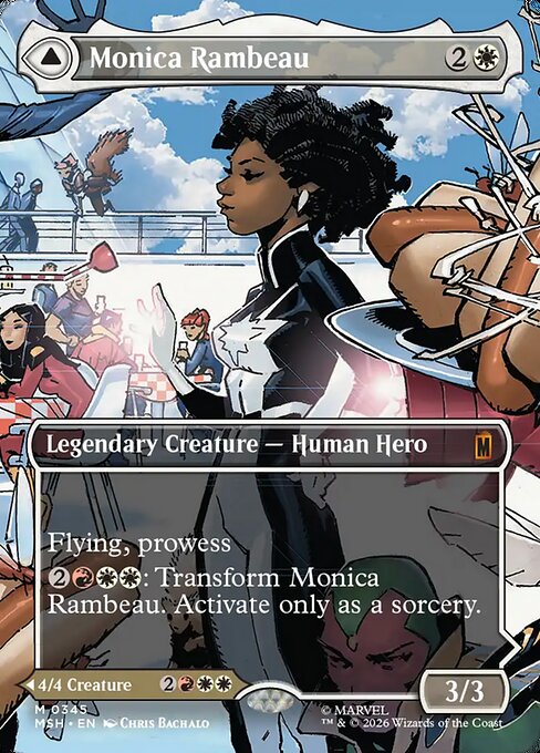 Monica Rambeau // Photon, Living Light - Marvel Super Heroes MTG spoiler