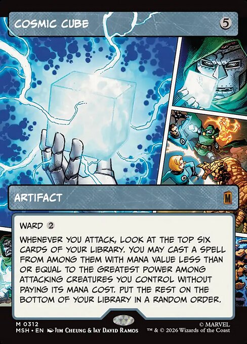 Cosmic Cube - Marvel Super Heroes MTG spoiler