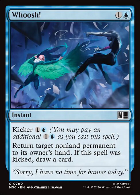 Whoosh! - Marvel Super Heroes Commander MTG spoiler