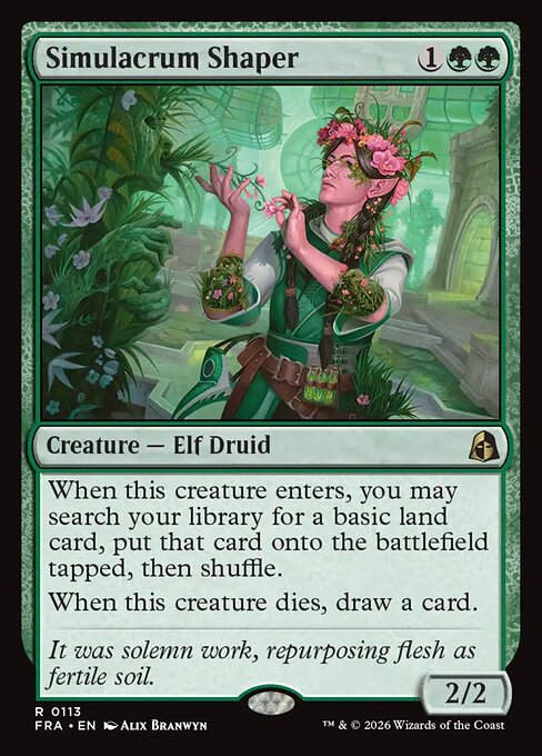 Simulacrum Shaper - Reality Fracture MTG spoiler