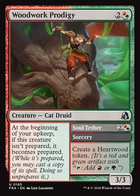 Woodwork Prodigy // Soul Tether - Reality Fracture MTG spoiler