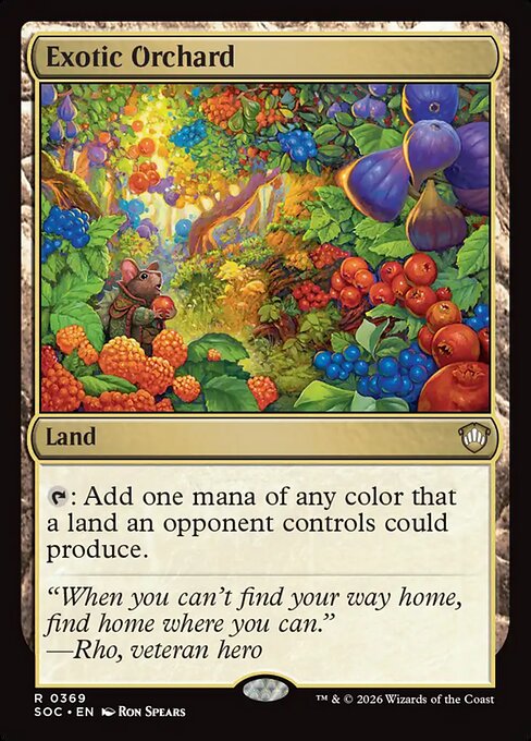 Exotic Orchard - Secrets of Strixhaven Commander MTG spoiler