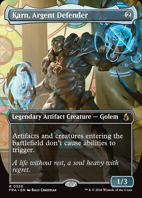 Karn, Argent Defender - Reality Fracture MTG spoiler