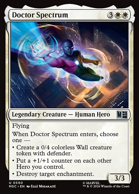 Doctor Spectrum - Marvel Super Heroes Commander MTG spoiler