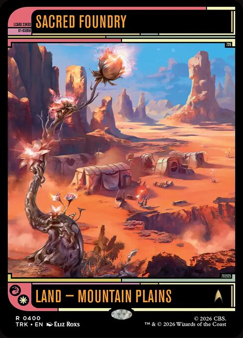 Sacred Foundry - Star Trek MTG spoiler