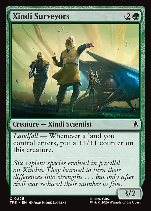 Xindi Surveyors - Star Trek MTG spoiler