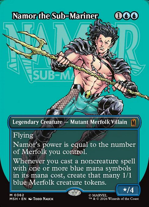 Namor the Sub-Mariner - Marvel Super Heroes MTG spoiler