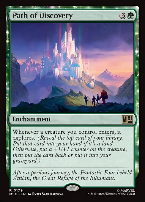Path of Discovery - Marvel Super Heroes Commander MTG spoiler