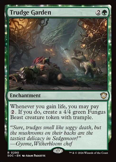 Trudge Garden - Secrets of Strixhaven Commander MTG spoiler