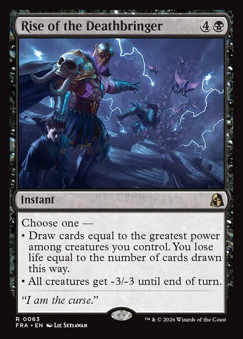 Rise of the Deathbringer - Reality Fracture MTG spoiler