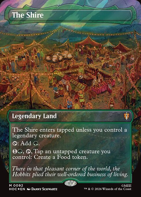 The Shire - The Hobbit Commander MTG spoiler