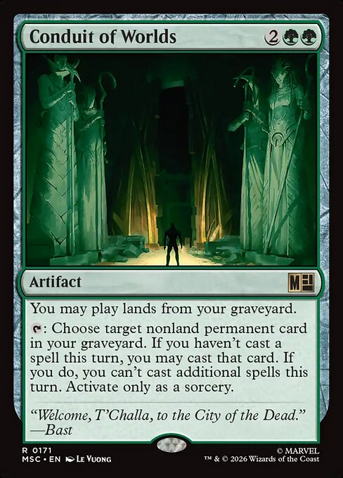 Conduit of Worlds - Marvel Super Heroes Commander MTG spoiler