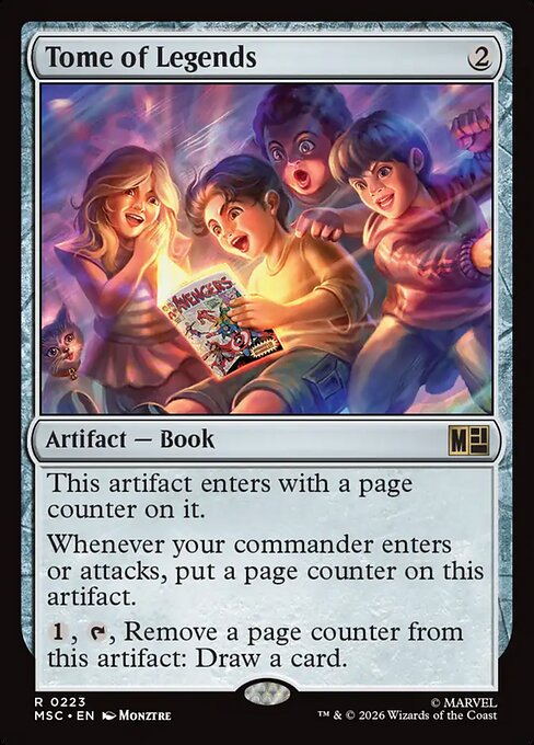 Tome of Legends - Marvel Super Heroes Commander MTG spoiler