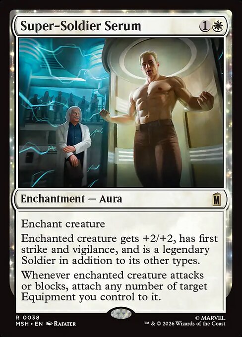 Super-Soldier Serum - Marvel Super Heroes MTG spoiler