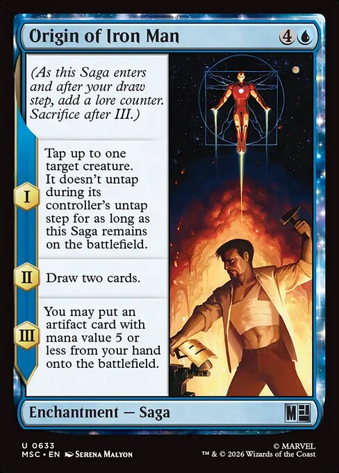 Origin of Iron Man - Marvel Super Heroes Commander MTG spoiler