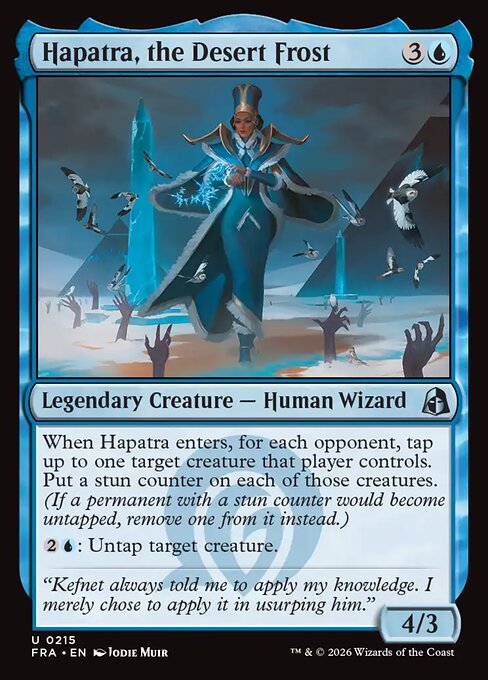Hapatra, the Desert Frost - Reality Fracture MTG spoiler