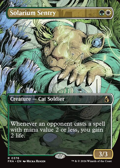 Solarium Sentry - Reality Fracture MTG spoiler