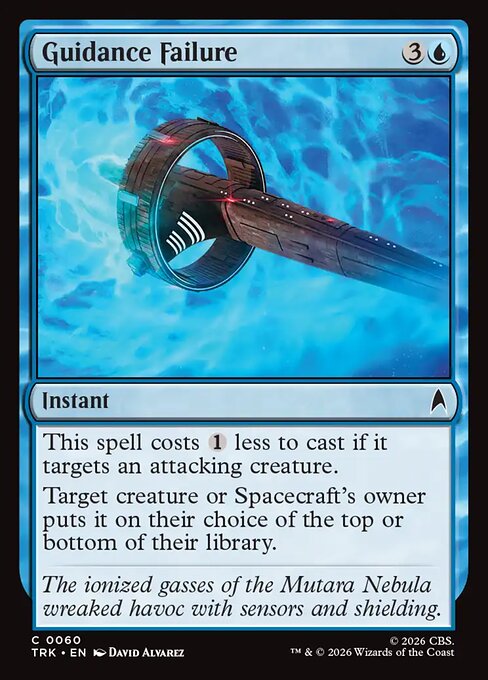 Guidance Failure - Star Trek MTG spoiler
