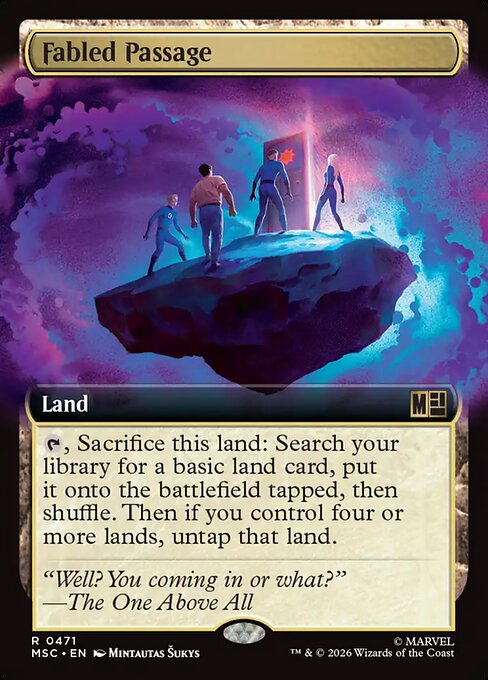 Fabled Passage - Marvel Super Heroes Commander MTG spoiler
