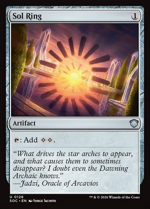 Sol Ring - Secrets of Strixhaven Commander MTG spoiler