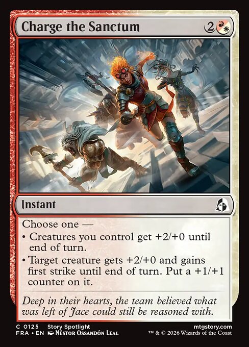Charge the Sanctum - Reality Fracture MTG spoiler
