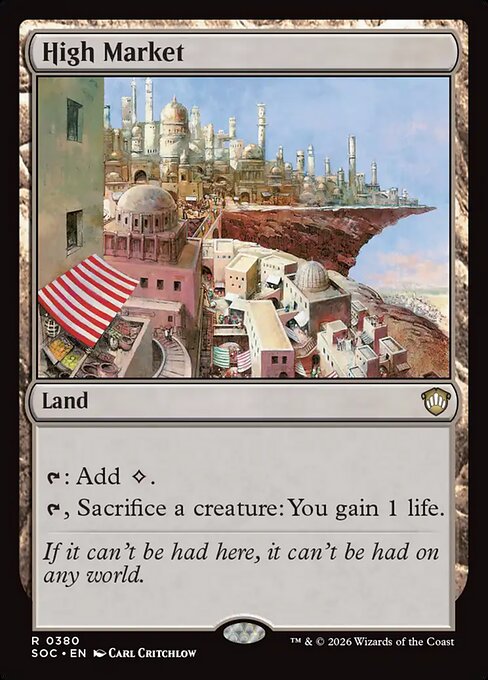 High Market - Secrets of Strixhaven Commander MTG spoiler