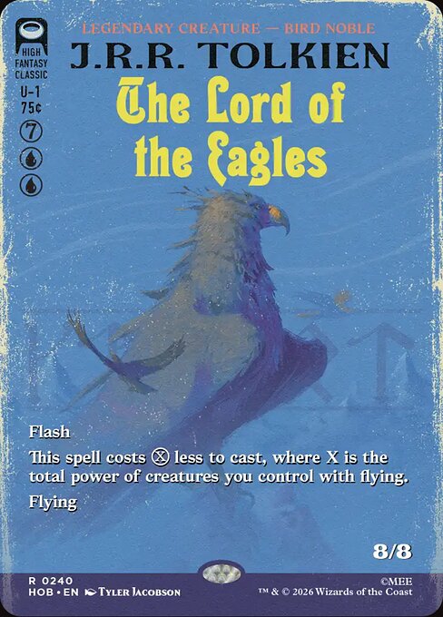 The Lord of the Eagles - The Hobbit MTG spoiler