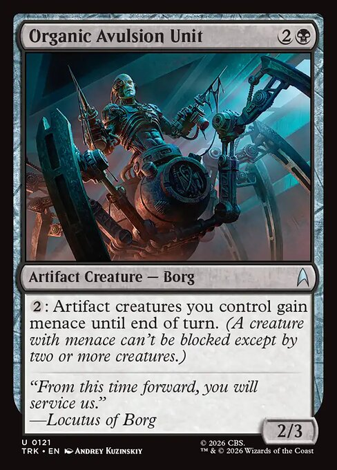 Organic Avulsion Unit - Star Trek MTG spoiler