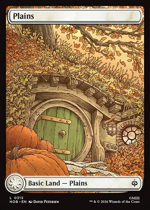 Plains - The Hobbit MTG spoiler