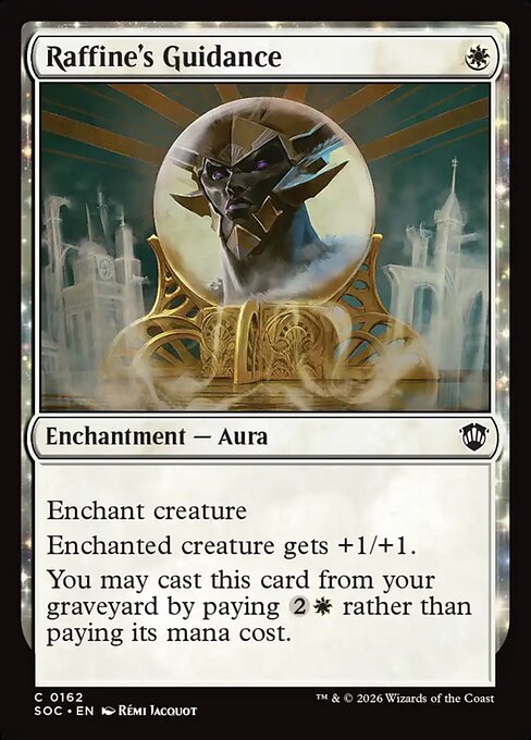 Raffine's Guidance - Secrets of Strixhaven Commander MTG spoiler
