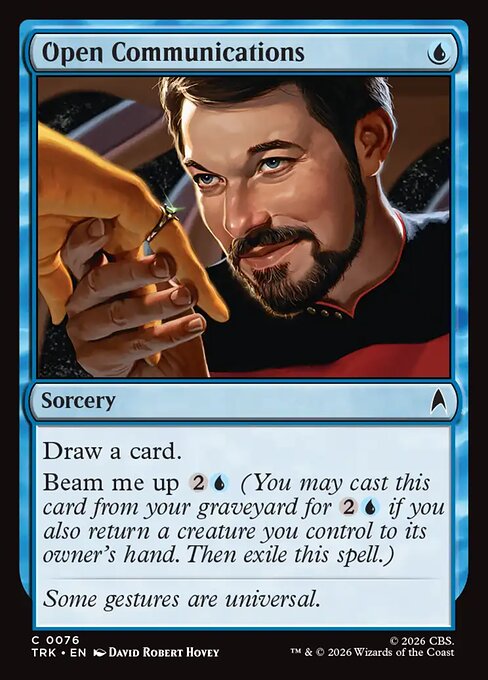 Open Communications - Star Trek MTG spoiler