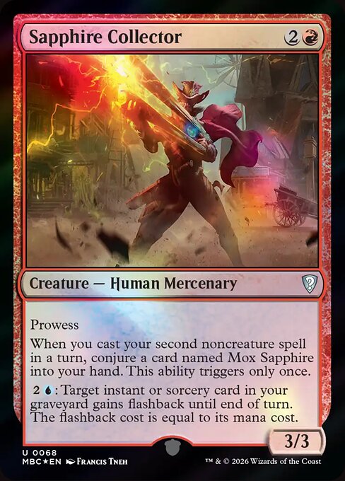 Sapphire Collector - Mystery Booster: Commander Edition MTG spoiler