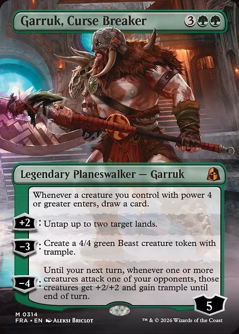 Garruk, Curse Breaker - Reality Fracture Commander MTG spoiler