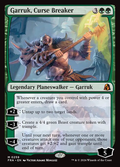 Garruk, Curse Breaker - Reality Fracture MTG spoiler