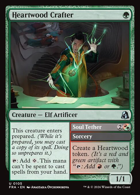 Heartwood Crafter // Soul Tether - Reality Fracture MTG spoiler