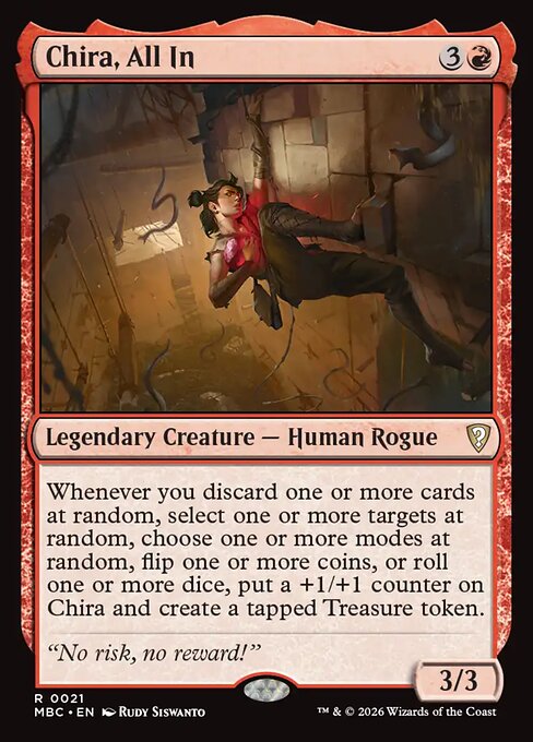 Chira, All In - Mystery Booster: Commander Edition MTG spoiler