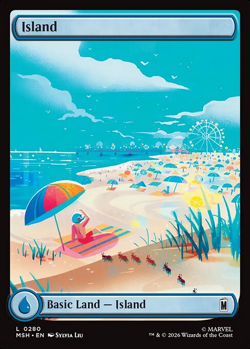 Island - Marvel Super Heroes MTG spoiler