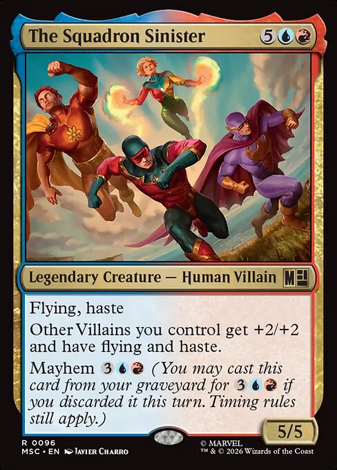 The Squadron Sinister - Marvel Super Heroes Commander MTG spoiler